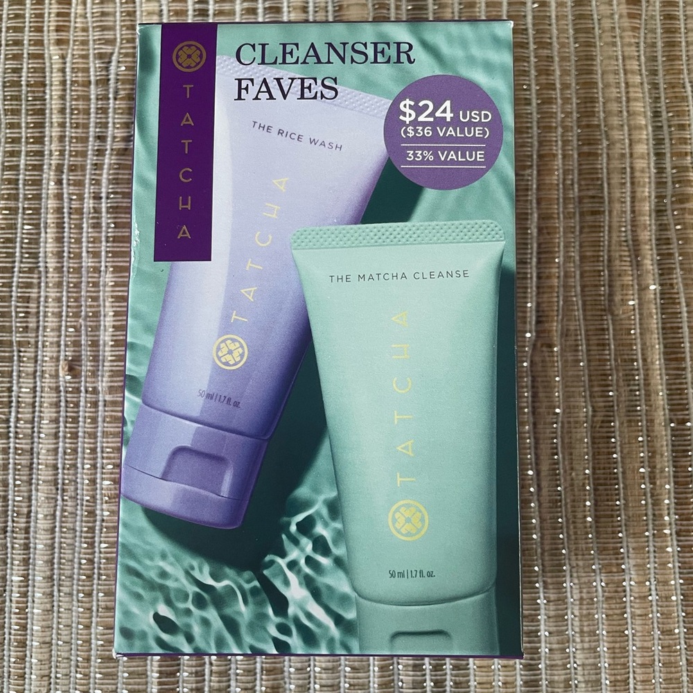 Tatcha Cleanser Faves - Rice Wash & Matcha Cleanse